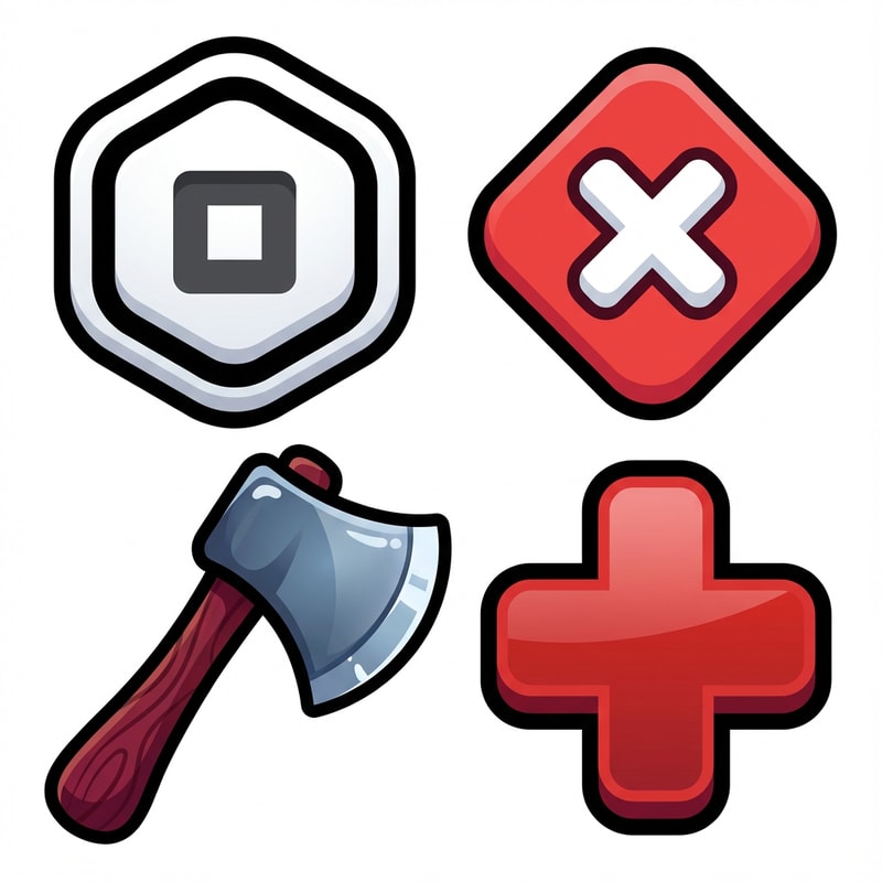 fix
The attached image represents the overall artistic style and aesthetic. Use it as a reference for visual consistency and design language. Do not replicate these images directly, but capture the general artistic direction and style.
General color scheme includes: #c82828, #f03c50, #505050, #dcdcdc, #8c143c
And follow these custom instructions: Create icons with a bold, modern cartoon-vector aesthetic. Use thick, clean outlines (preferably dark or black) to define shapes and provide strong contrast against vibrant fills. Maintain smooth, rounded corners and soft geometric forms—favor simplified silhouettes over intricate details.
Use a vivid, saturated color palette with high contrast between foreground and background elements. Incorporate subtle gradients and light reflections to add depth without overwhelming clarity.