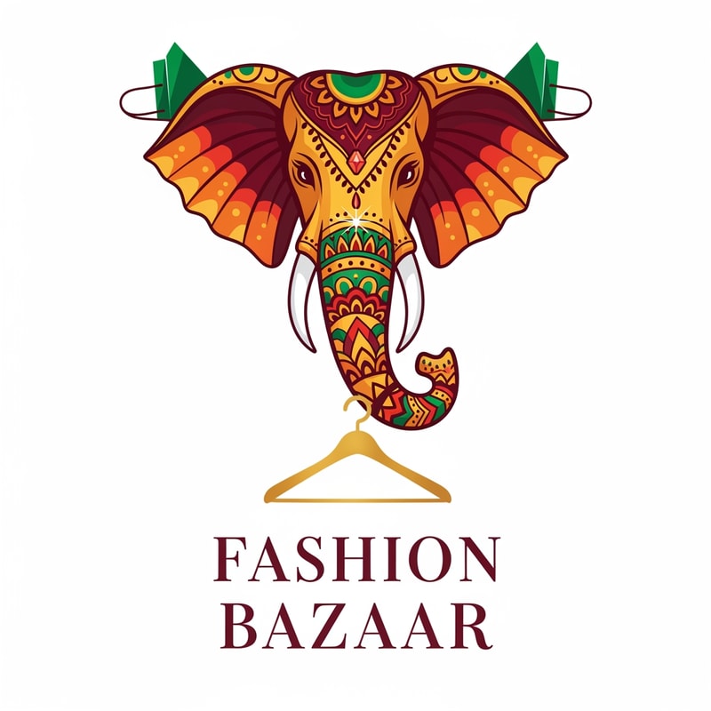 design a logo for a clothing mall and make it look more indian