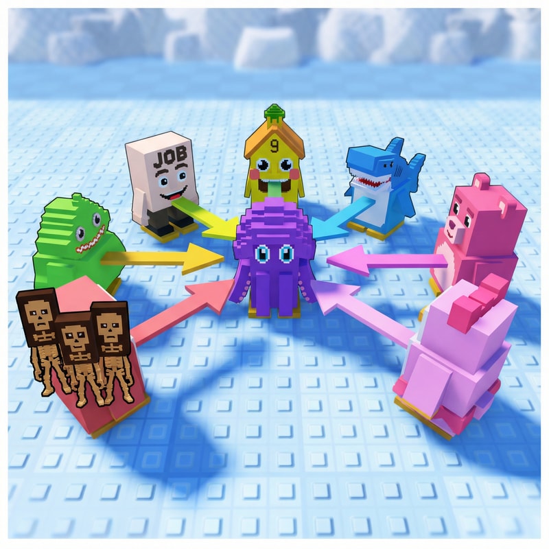 A detailed reproduction of the source image's primary subject matter, now featuring the designated character references replacing all original penguins exactly 1:1 — The composition and framing are retained exactly as depicted in the source material, The precise original color palette and tonal range are mandatory, The identical lighting conditions and overall mood from the source image are required, The style and medium must perfectly replicate the source image quality, Ensure all penguins are replaced by the provided characters 1:1; DO NOT change the environment, composition, color, or style whatsoever, The background setting and environment must be retained from the source image.