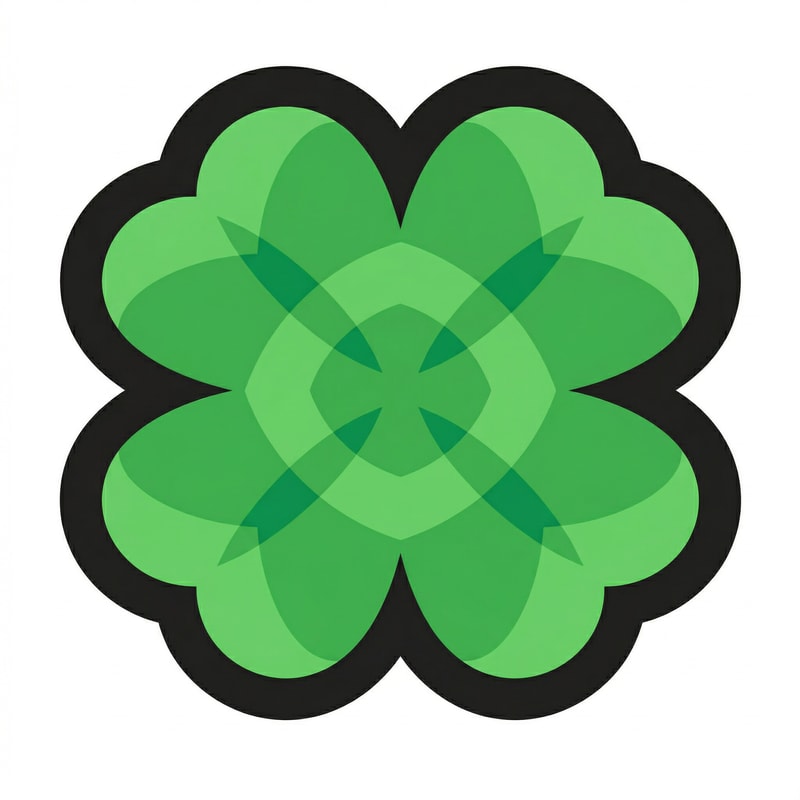 make this green clover the exact same size and quality WITH THE EXACT SAME BLACK OUTLINE as this golden clover DO NOT CHANGE ANYTHING ELSE ALSO MAKE BG WHITE