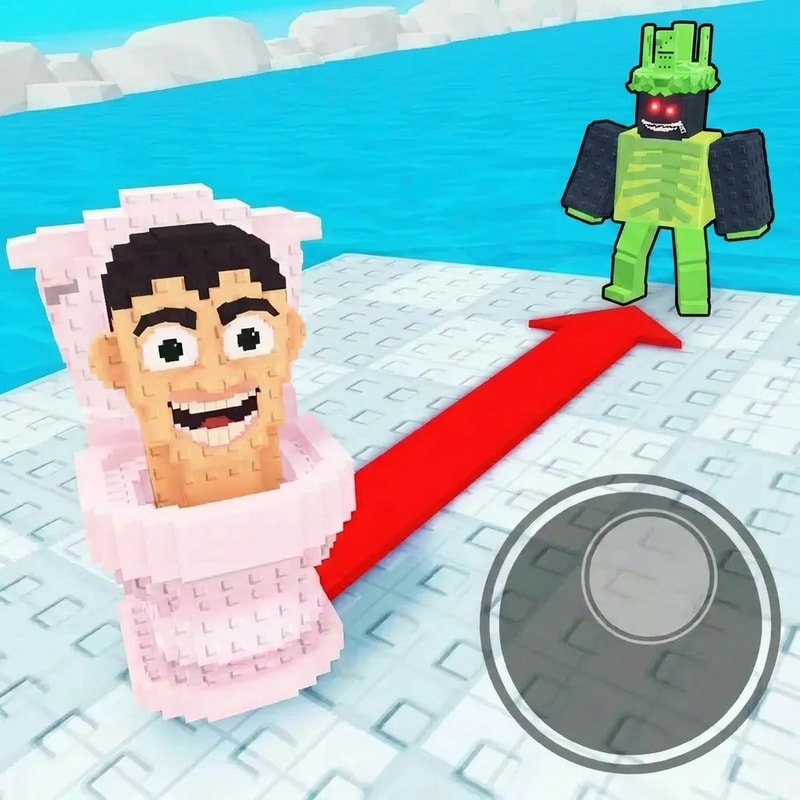 replace the brown guy at the end with this green and black guy and remove his sword also remove the "??" and "!!"