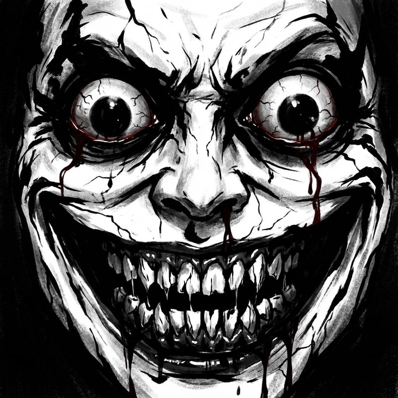 make this face even more scary