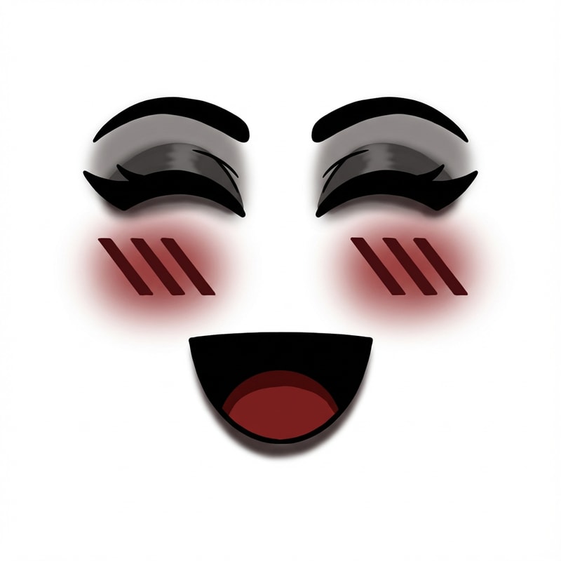 make this face with a goth style keep the original style add coloring/shading if seen necessary do not add unnecessary features that makes it look AI