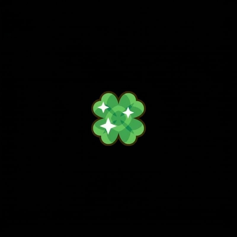 make this clover TAKE UP LESS IMAGE SPACE DO NOT CHANGE ITS DESIGN WHATSOEVER JUST MAKE THE CLOVER SLIGHTLY SMALLER