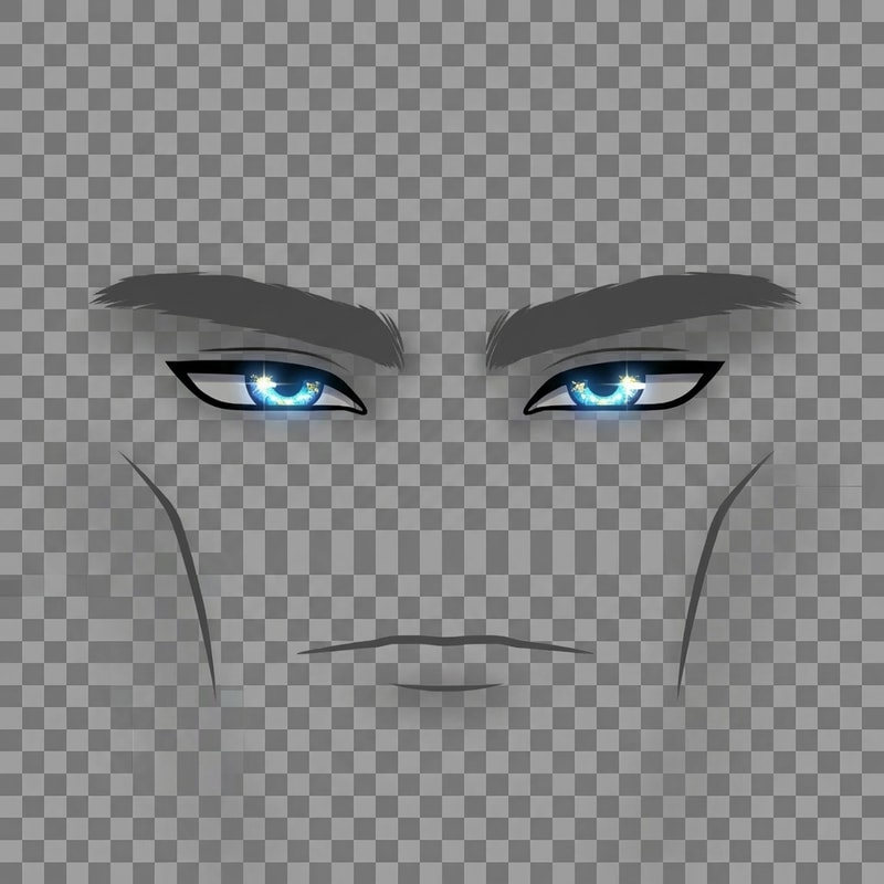 make the background transparent do not remove the grey outlines on the facial  features and change ABSOLUTELY NOTHING ELSE