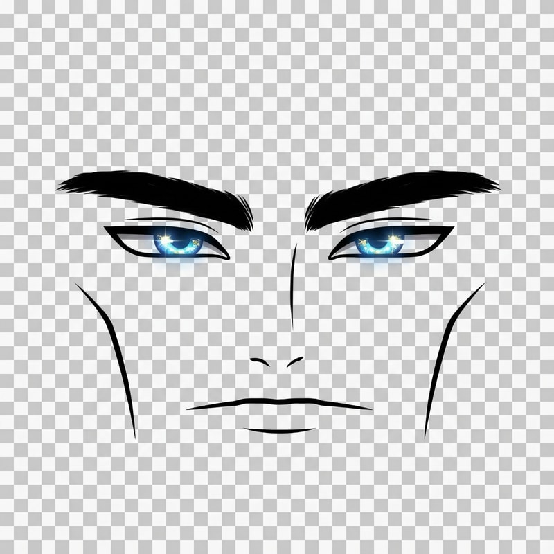 make the background transparent do not remove the grey outlines on the facial  features and change ABSOLUTELY NOTHING ELSE