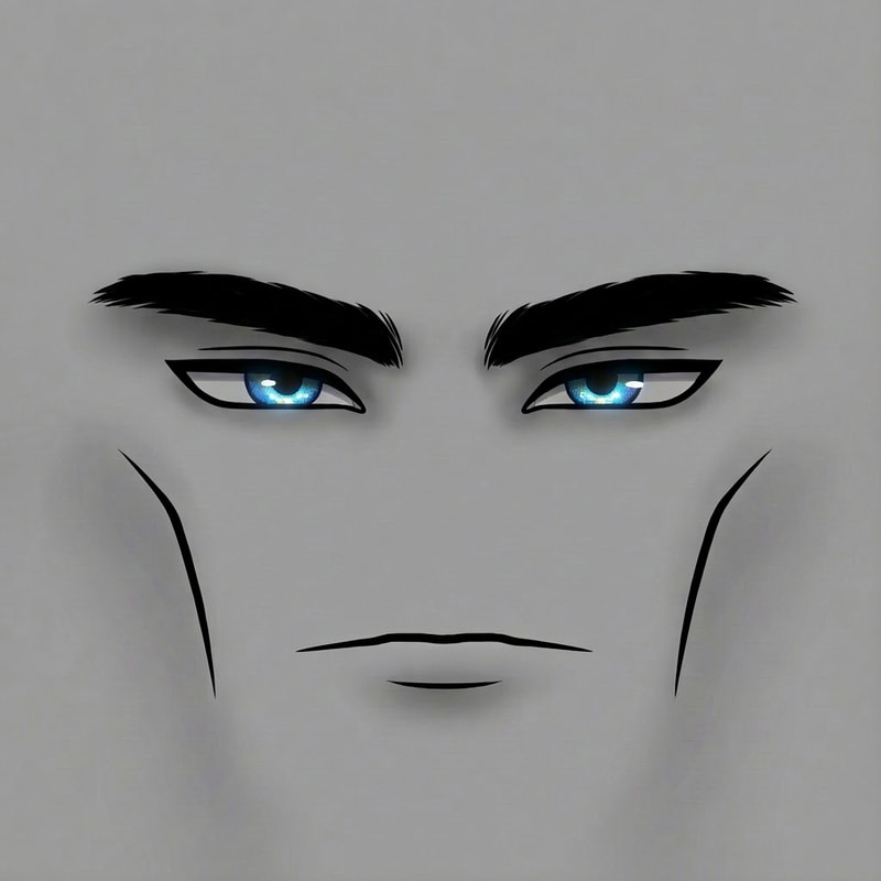 darken the upper eyelight slightly and change ABSOLUTELY NOTHING ELSE