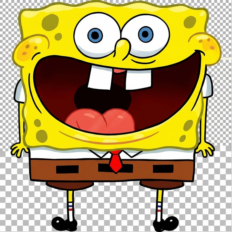 make spongebob take up the entie picture