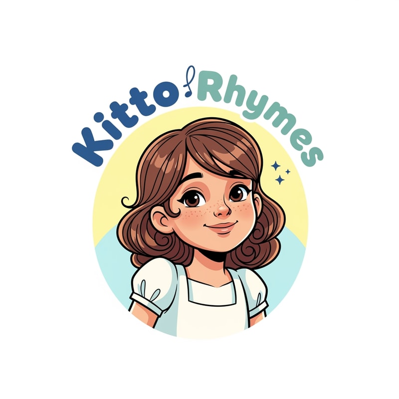 kitto Rhymes logo — girl