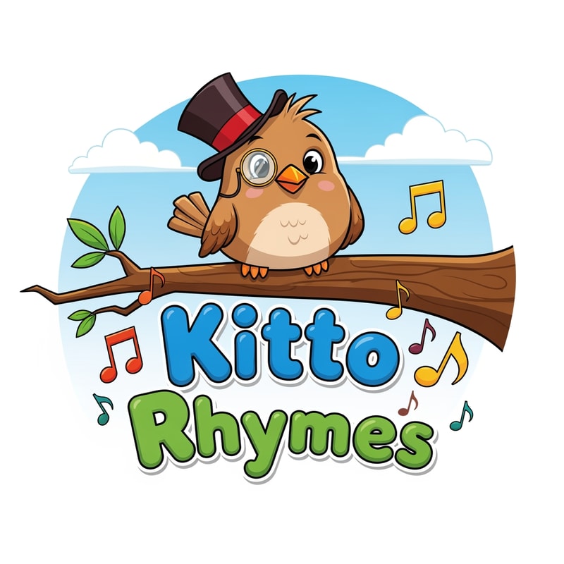 kitto Rhymes logo — cartoon.