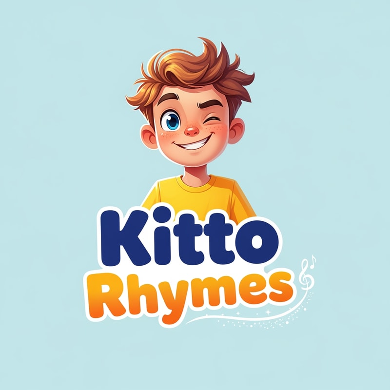 kitto Rhymes logo — boy