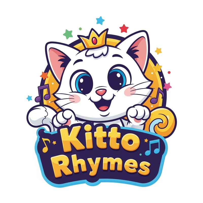 kitto Rhymes logo — cartoon.