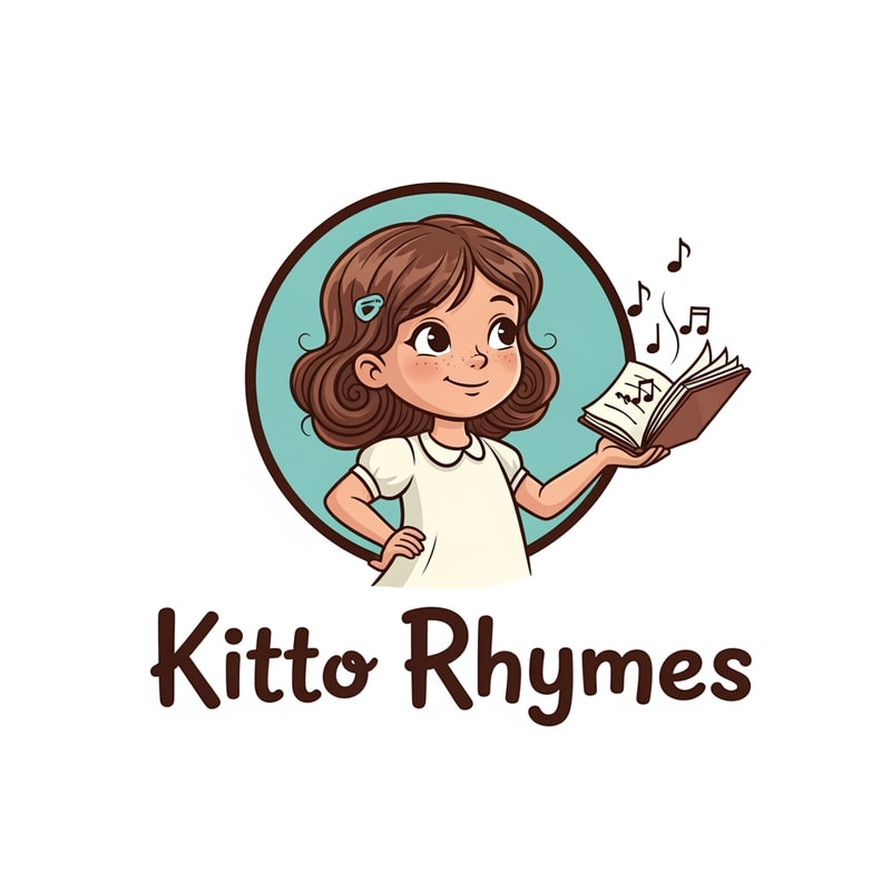 kitto Rhymes logo — girl