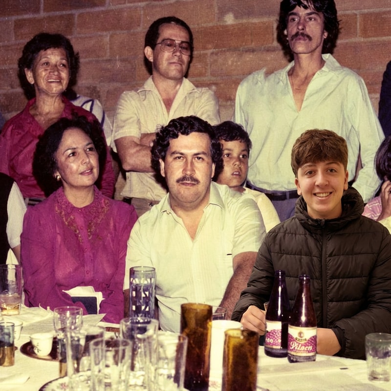 pon a la persona de  la imagen 2, en la imagen 1