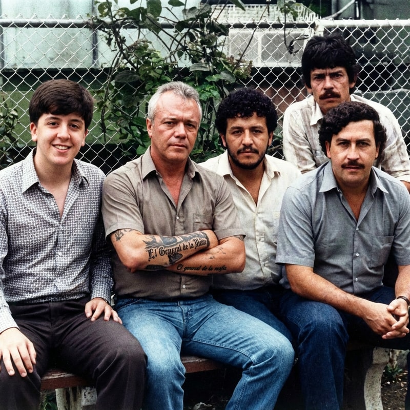 haz que las personas esten juntas y que sea como en la misma epoca. Pero no cambies la cara de las personas, solo ponlas en la ultima imagen