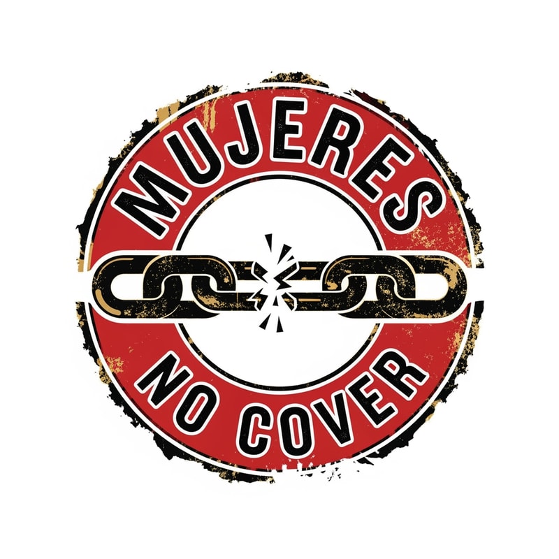HAZ UN LOGO COMPLETAMENTE DISTINTO QUE DIGA MUJERES NO COVER