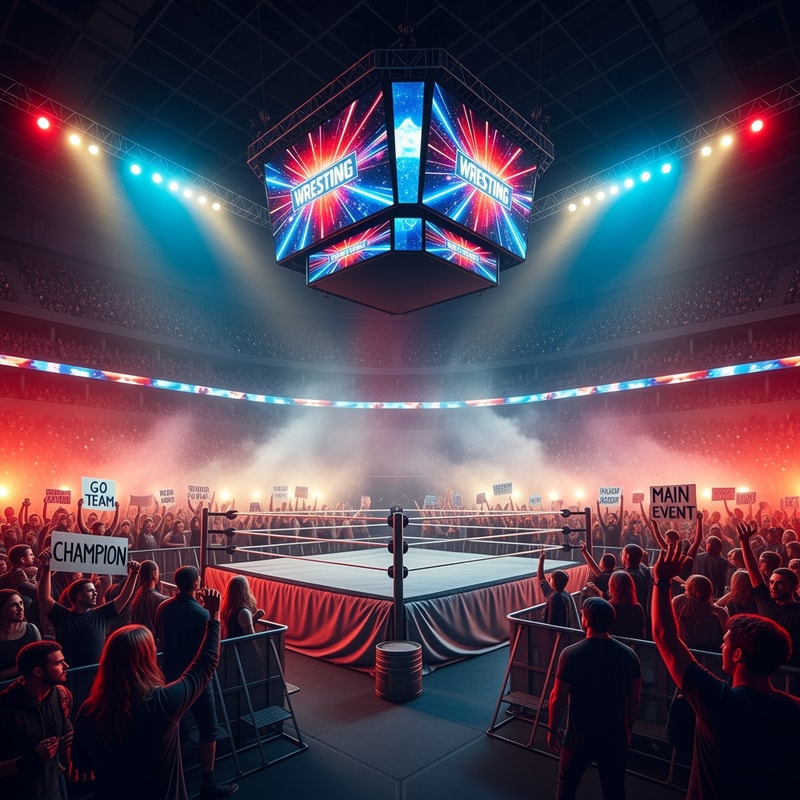 haz un fondo de lucha libre