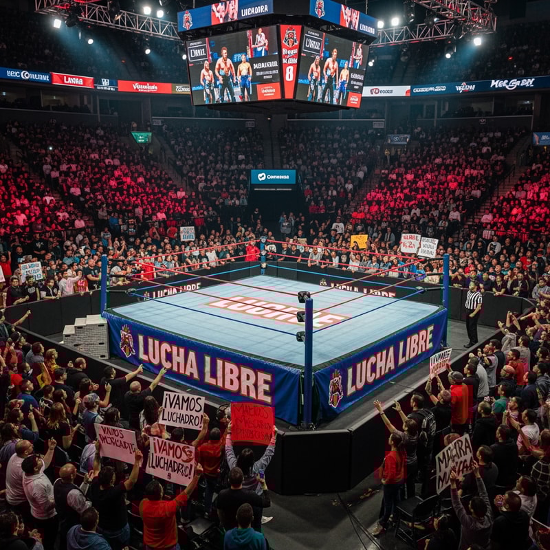 haz un fondo de lucha libre