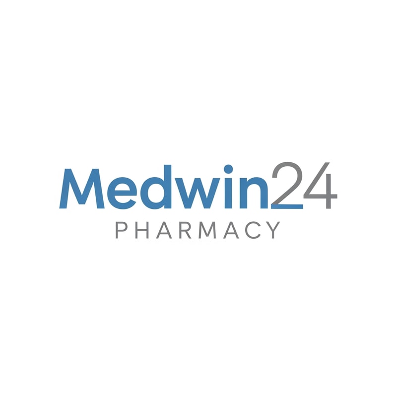 medwin24 pharmacy logo a unique style only text not use text