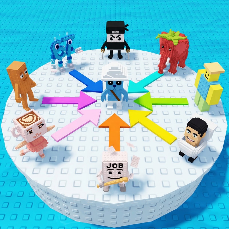 replace these penguins with these characters, ensure the characters are sized down and positioned 1:1 with how the penguins are currently facing, ensure there are no duplicate characters used or warped appearances, shrink them down to make them fit as how the penguins currently fit