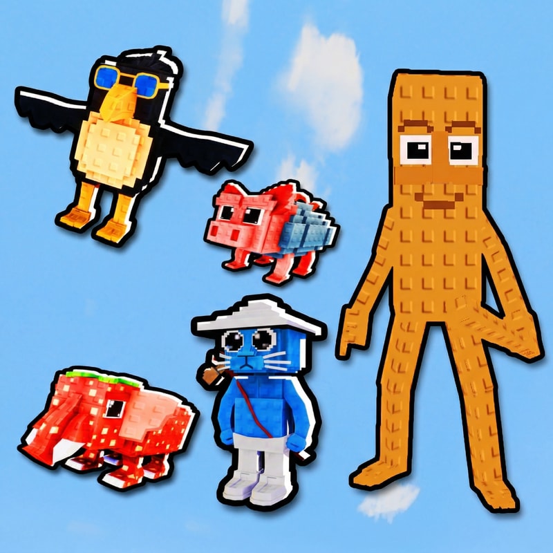 look at these characters, make this character in the same EXACT STYLE as these reference photos ensure the character is facing and is sized and is bolded like the rest of these characters to ensure it fits in