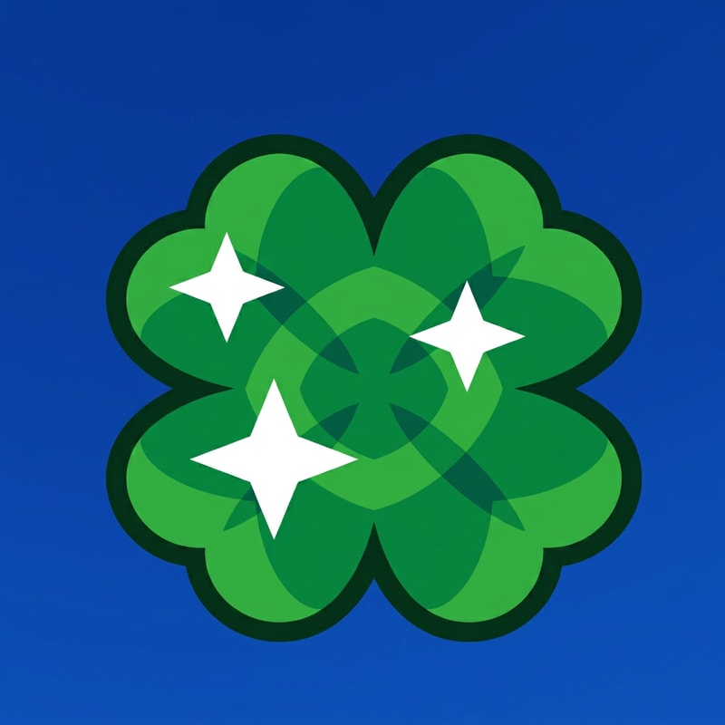 make this clover green do not change anything else about it simply do a color swap from gold to green.
