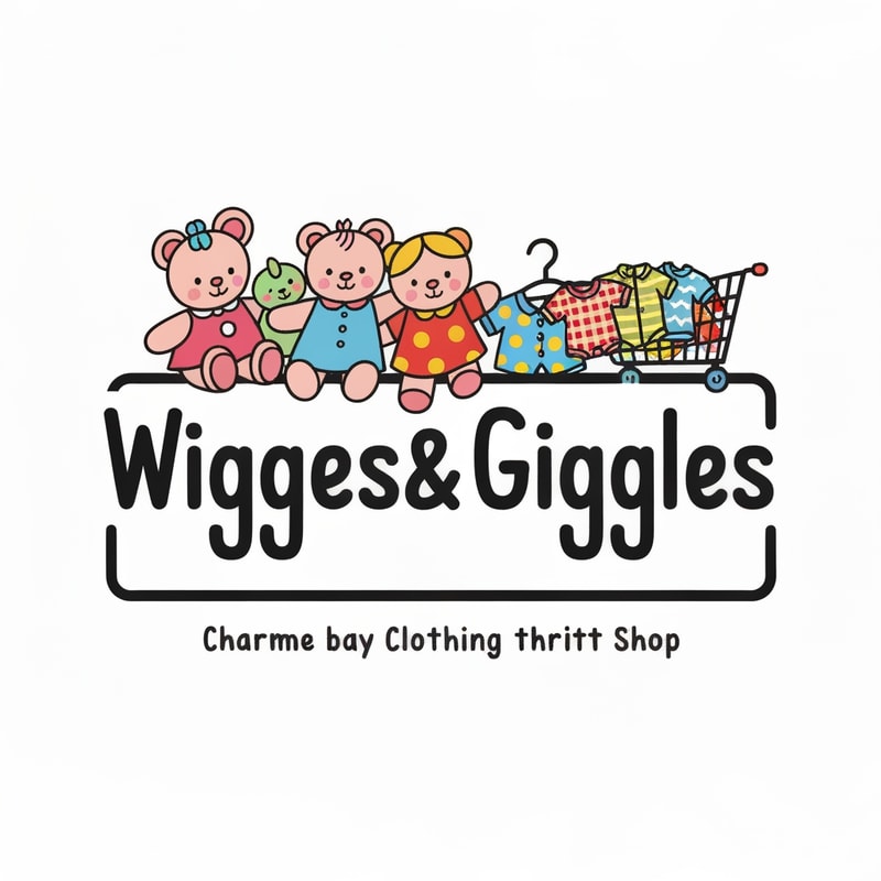 Create Colorfull logo for my Baby Colthing Thrift Shop Wigges&Giggles