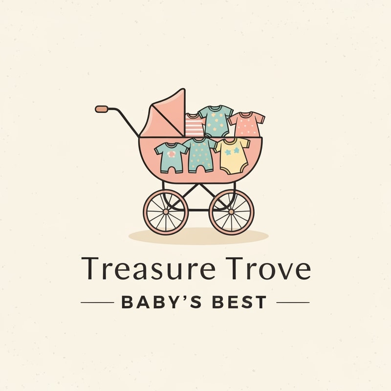 Create Logo for a Trift shop that sells baby Clothes