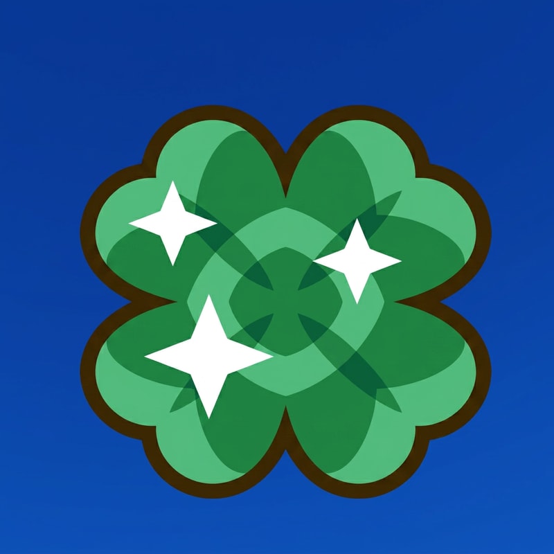make this clover a basic green do not change anything else about it simply do a color swap from gold to green.