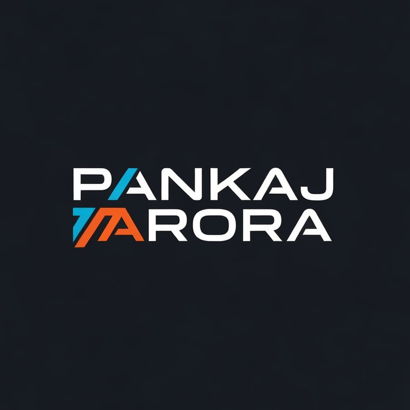 Pankaj Arora logo design