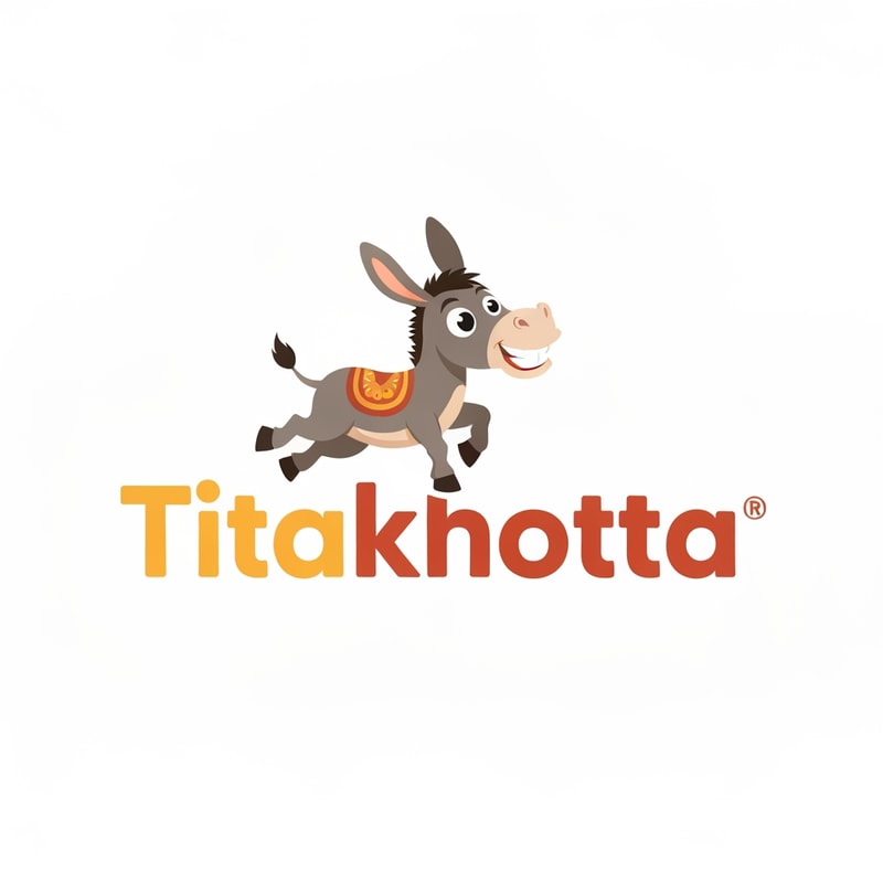 Titakhotta logo design with donkey