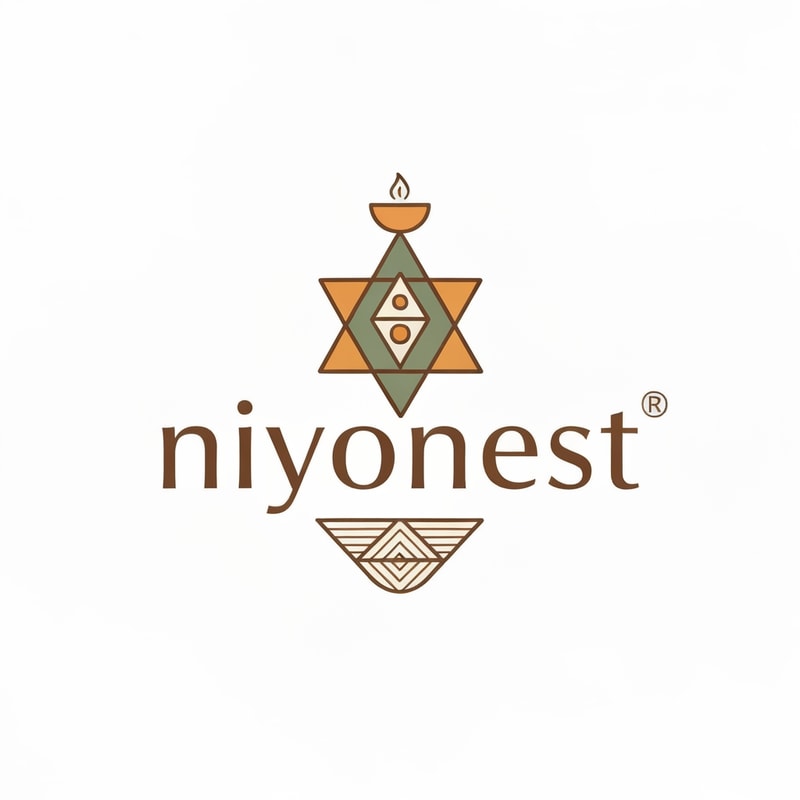 create company name and logo for "niyonest" vastu style