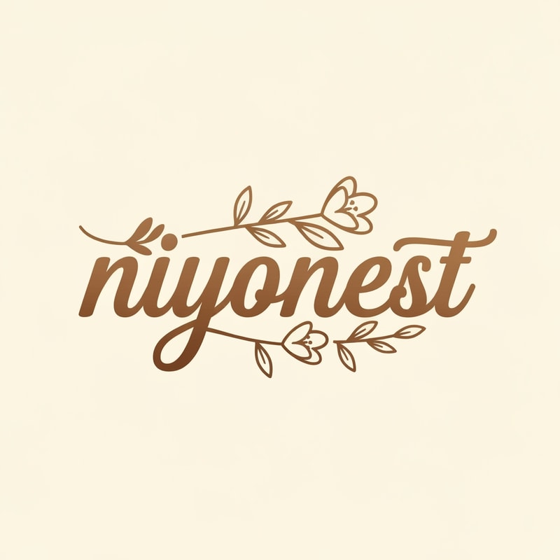 create company name and logo for "niyonest" boho style