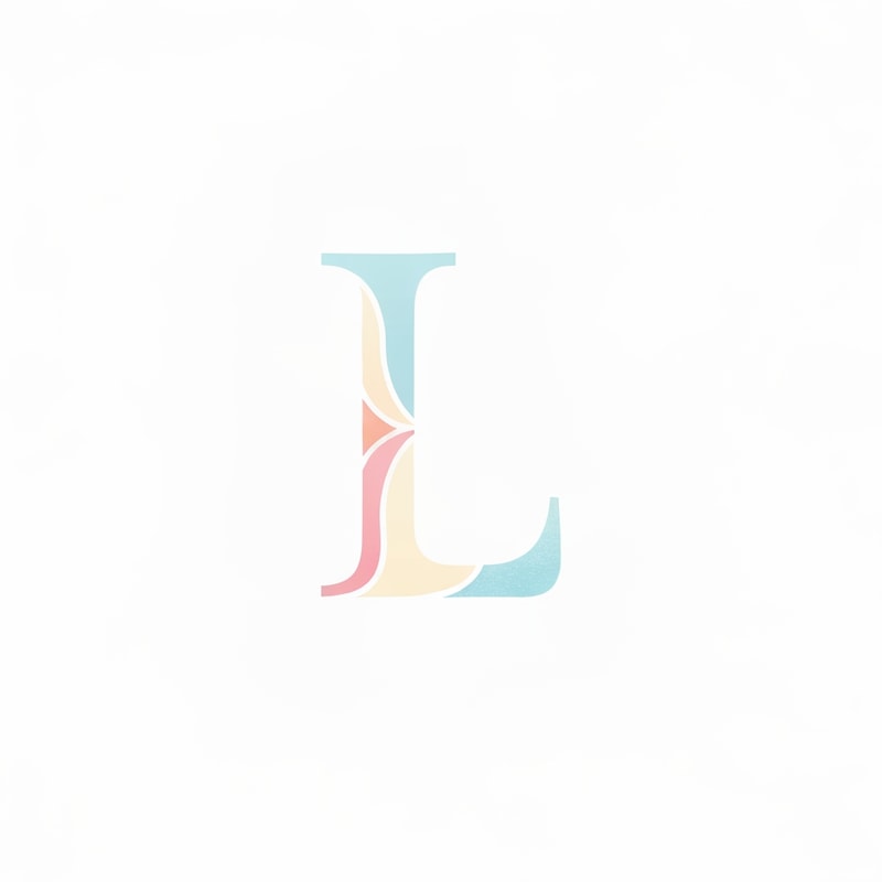 make a logo for my brand letter L and make it pinteresty