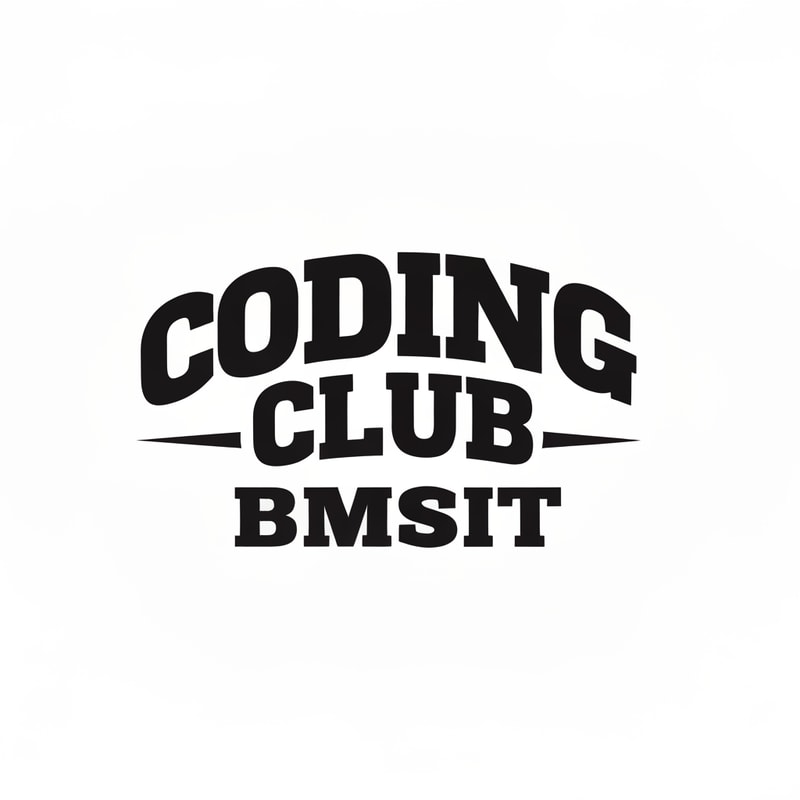 i need a logo type which coding club written on it
below tht BMSIT 
the letters shld lil bit curve like upside down u
it shld be bold strong 
like how text will be there on varsity jackets