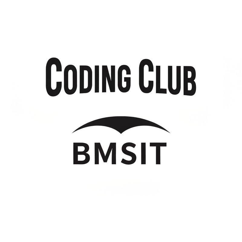 i need a logo type which coding club written on it
below tht BMSIT 
a lil bit curve like upside down u
it shld be bold strong 
like how text will be there on varsity jackets