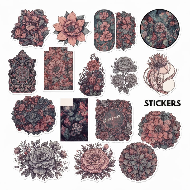 design related stickers