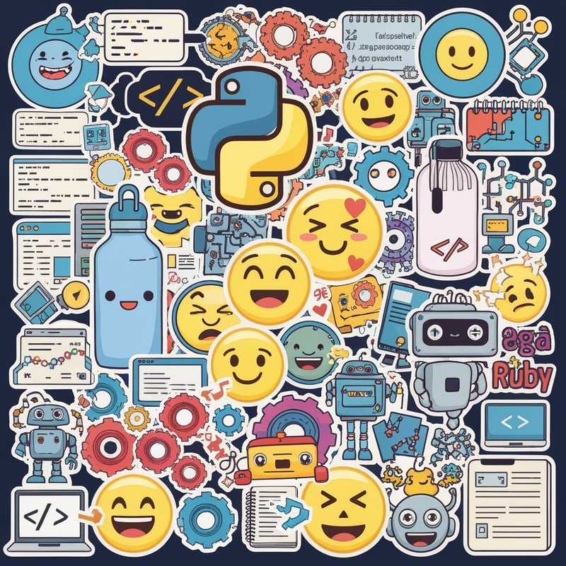 coding related stickers