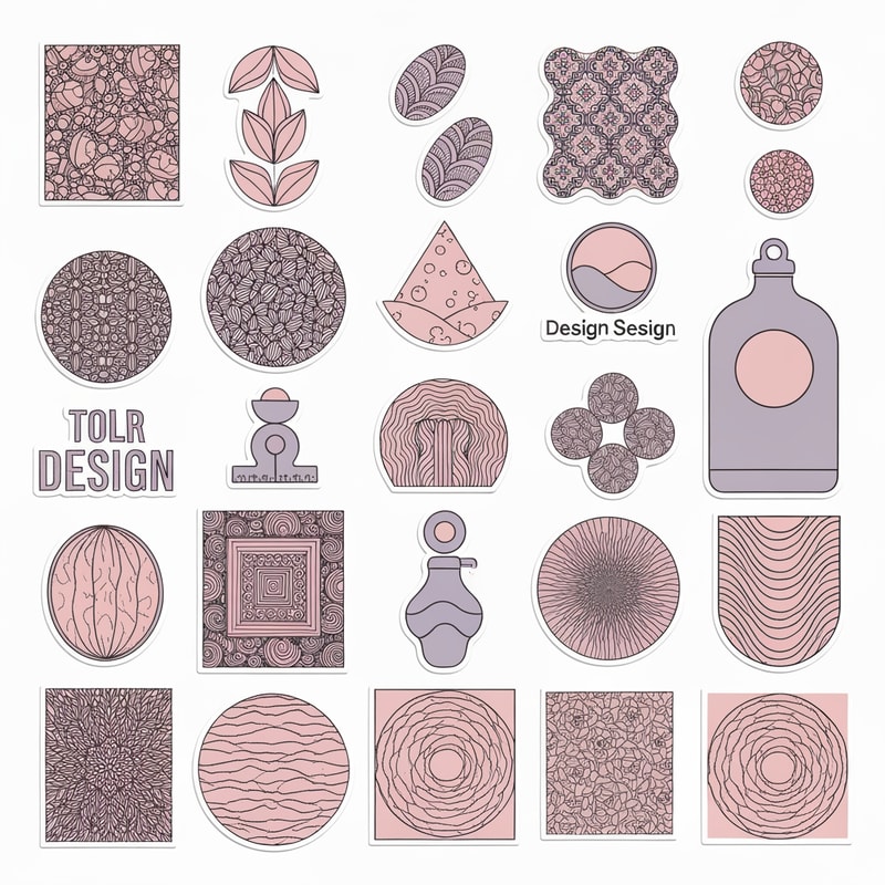 design related stickers