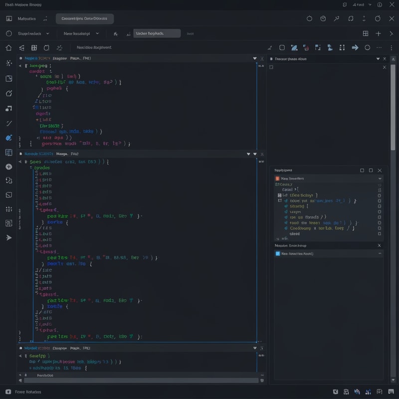 Minimal aesthetic coding sticker design with the text "Black Screen, Bright Mind". Dark mode inspired design, sleek black laptop outline with subtle glowing screen, Clean typography, modern sans serif font, minimal layout, die-cut sticker style, black white and electric blue color palette, trendy coder aesthetic, uncluttered design.