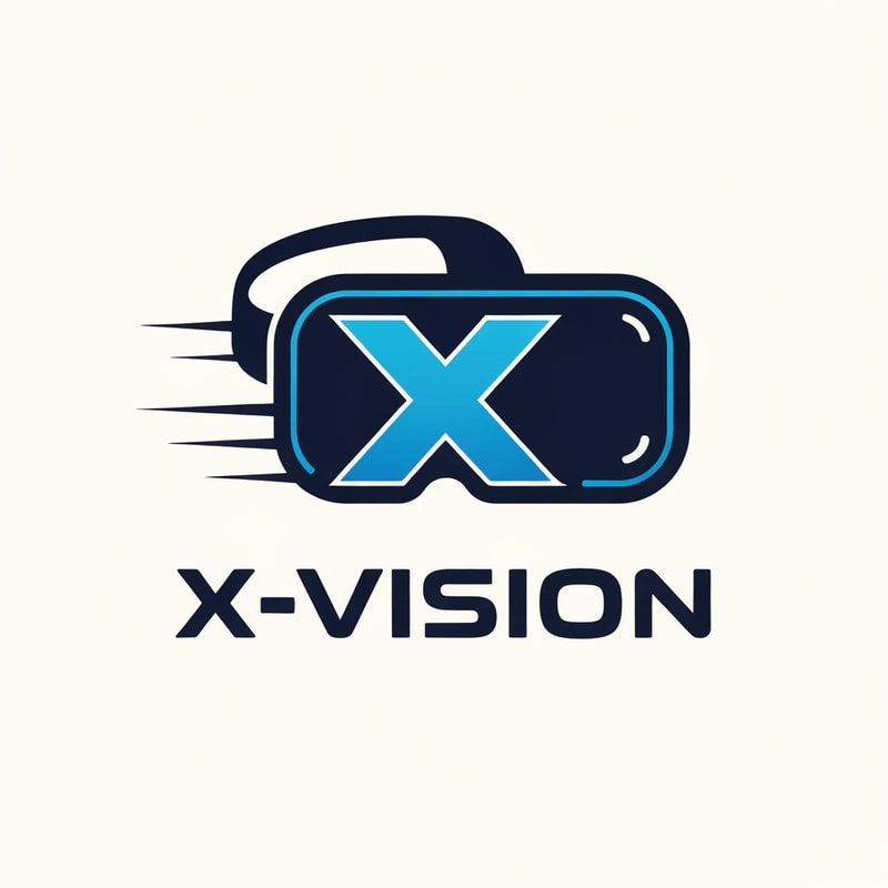 i want to create a logo for X-vision. Its a company which offer a safe oppurtinity to try extreme sport via VR