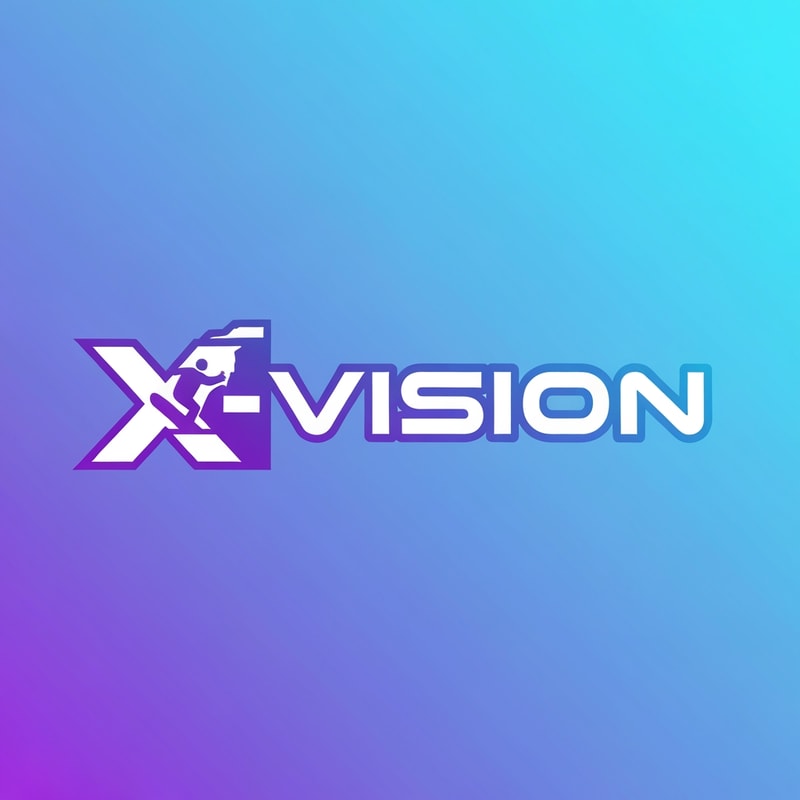 i want to create a logo for X-vision. Its a company which offer a safe oppurtinity to try extreme sport via VR