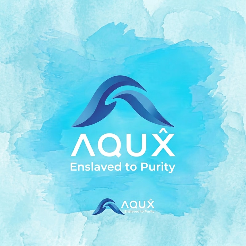 can u write "AQUAX" in plsce of "AQUA" and in white colorAND "Enslaved to Purity" in place of "Slogan here" and 2nd picture shoulb be usde as a background color