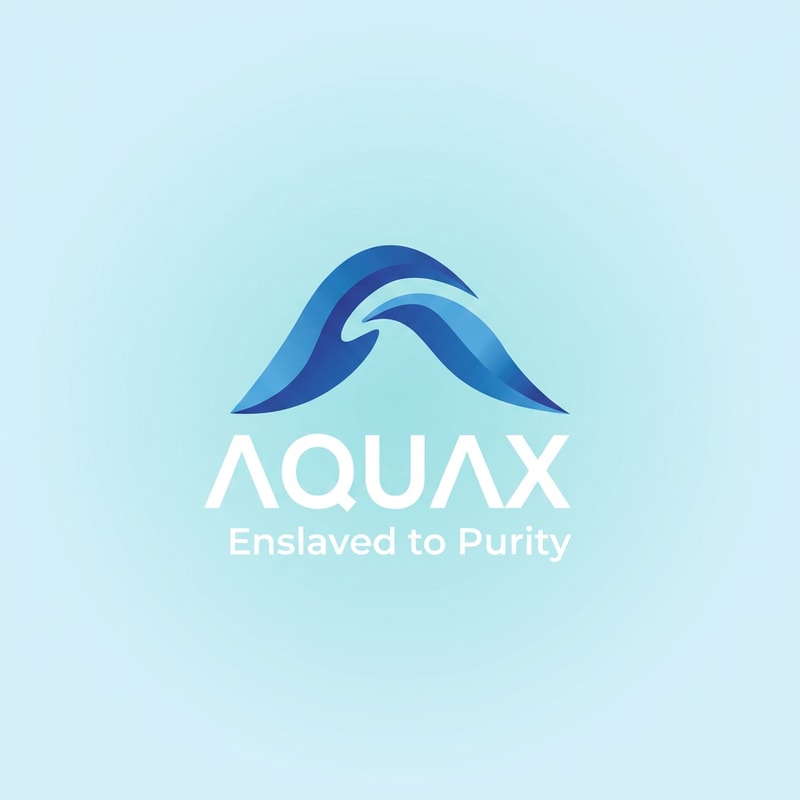 can u write "AQUAX" in plsce of "AQUA" and in white colorAND "Enslaved to Purity" in place of "Slogan here" and 2nd picture shoulb be usde as a background color
