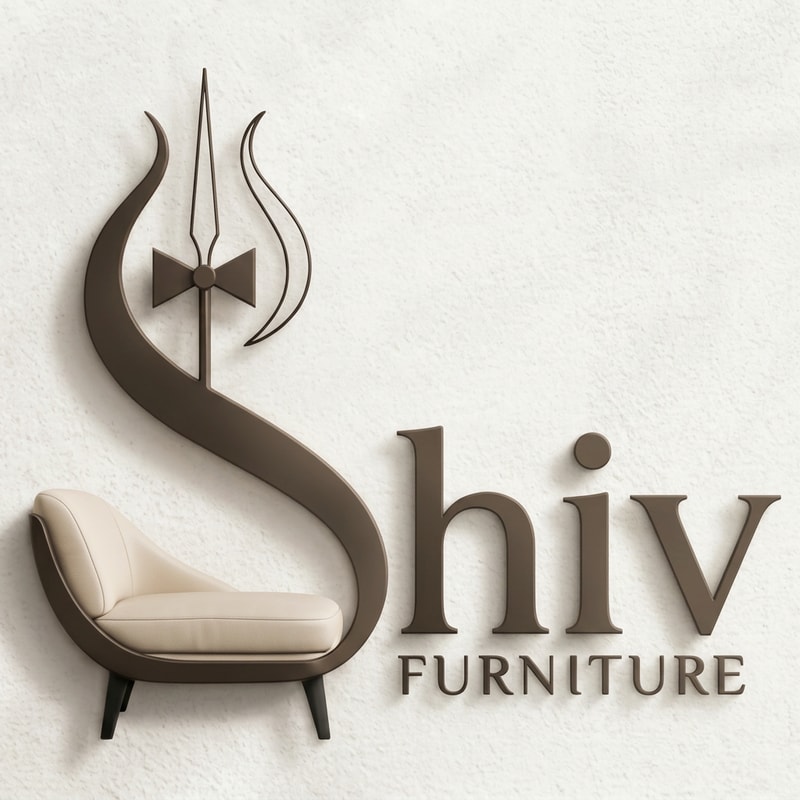 keep the whole logo same but make S h i v filld with brown color and trishul in outline only