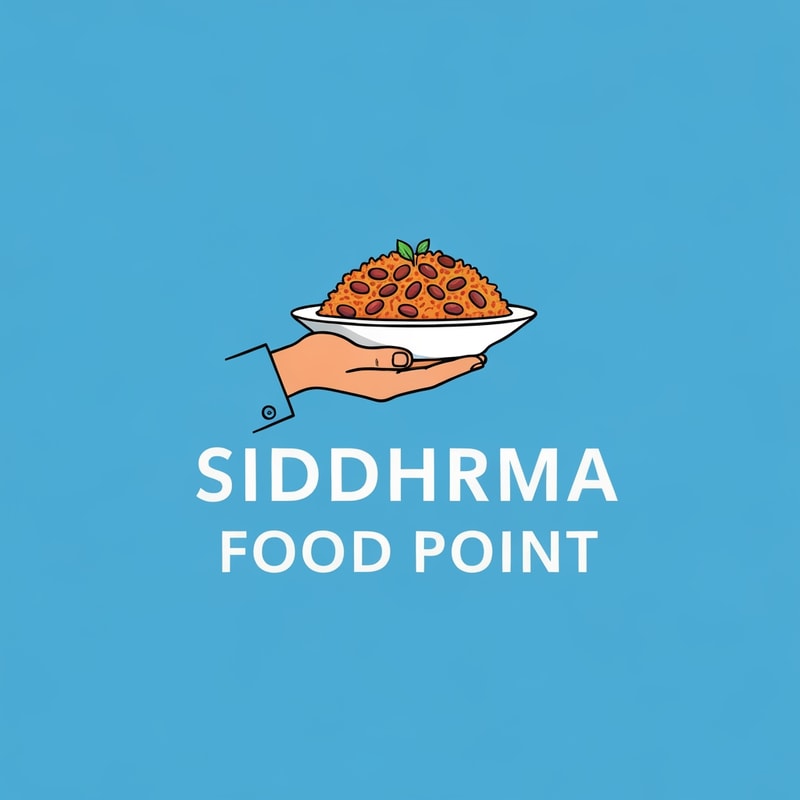 i want creat logo for siddhrma food ponit.