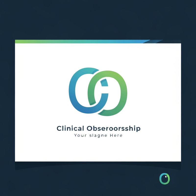 I want a logo for clinical observership program like you can use cop letter this is healthcare related