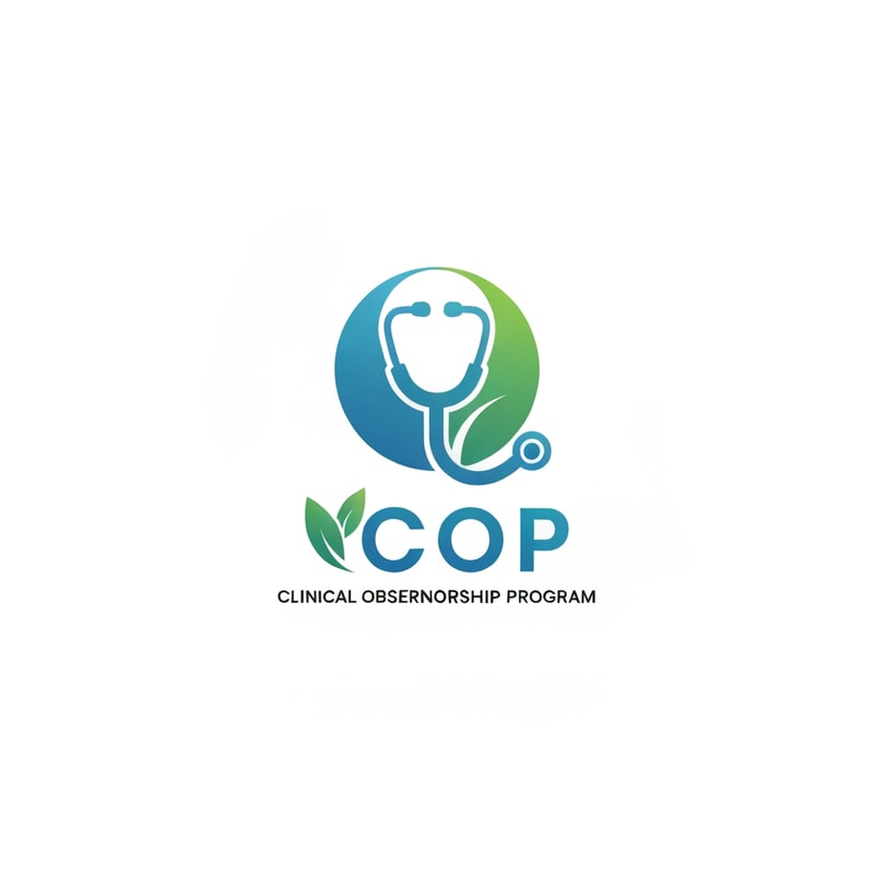 I want a logo for clinical observership program like you can use cop letter this is healthcare related