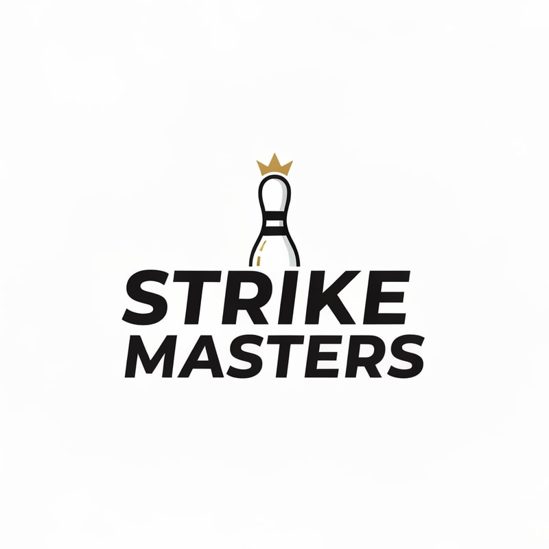 Generate a logo for brand named "Strike masters" it is related to bowling