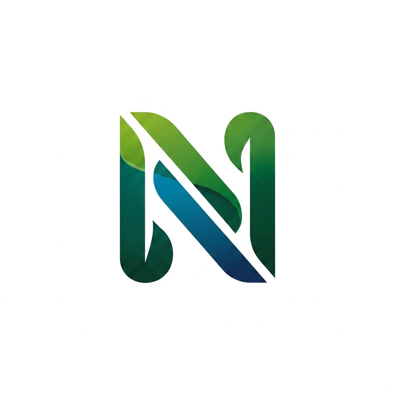 Create a logo for my name NERVIN. But only show N Letter only. Make a professional logo of N
